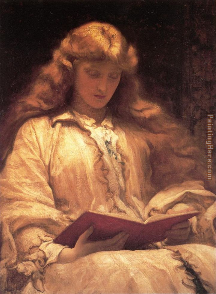The Maid with the Yellow Hair painting - Lord Frederick Leighton The Maid with the Yellow Hair art painting